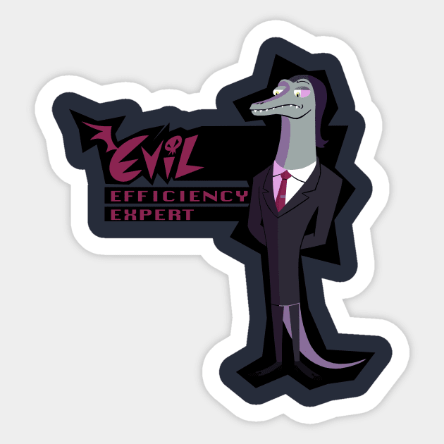 Evil Efficiency Expert Sticker by Contenebratio